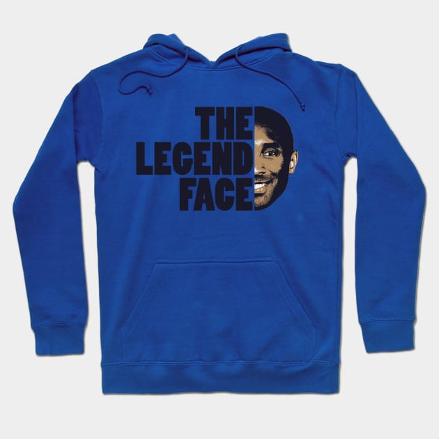 The Legend Face Hoodie by CTShirts